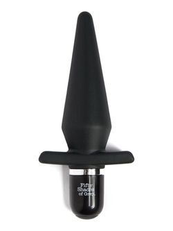 Fifty Shades of Grey - Vibrating Butt Plug Black