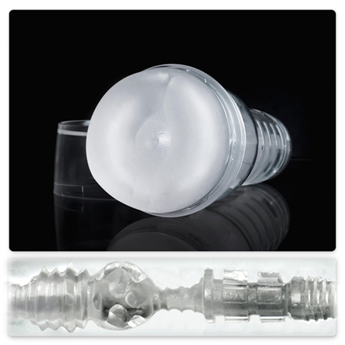 Fleshlight – Ice Butt Crystal Masturbator – Transparant