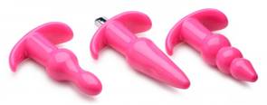 Thrill Trio Anal Plug - Set of 3 - Pink Thrill Trio Anal Plug - Set of 3 - Pink
