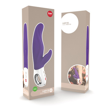 Lady Bi Rabbit Vibrator - Violet - Pabo