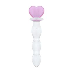 Gildo - No. 35 Glass Dildo Heart Shape - 18.8 cm