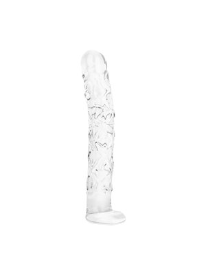 Gildo - No. 36 Getextureerde Glazen Dildo - 19 cm