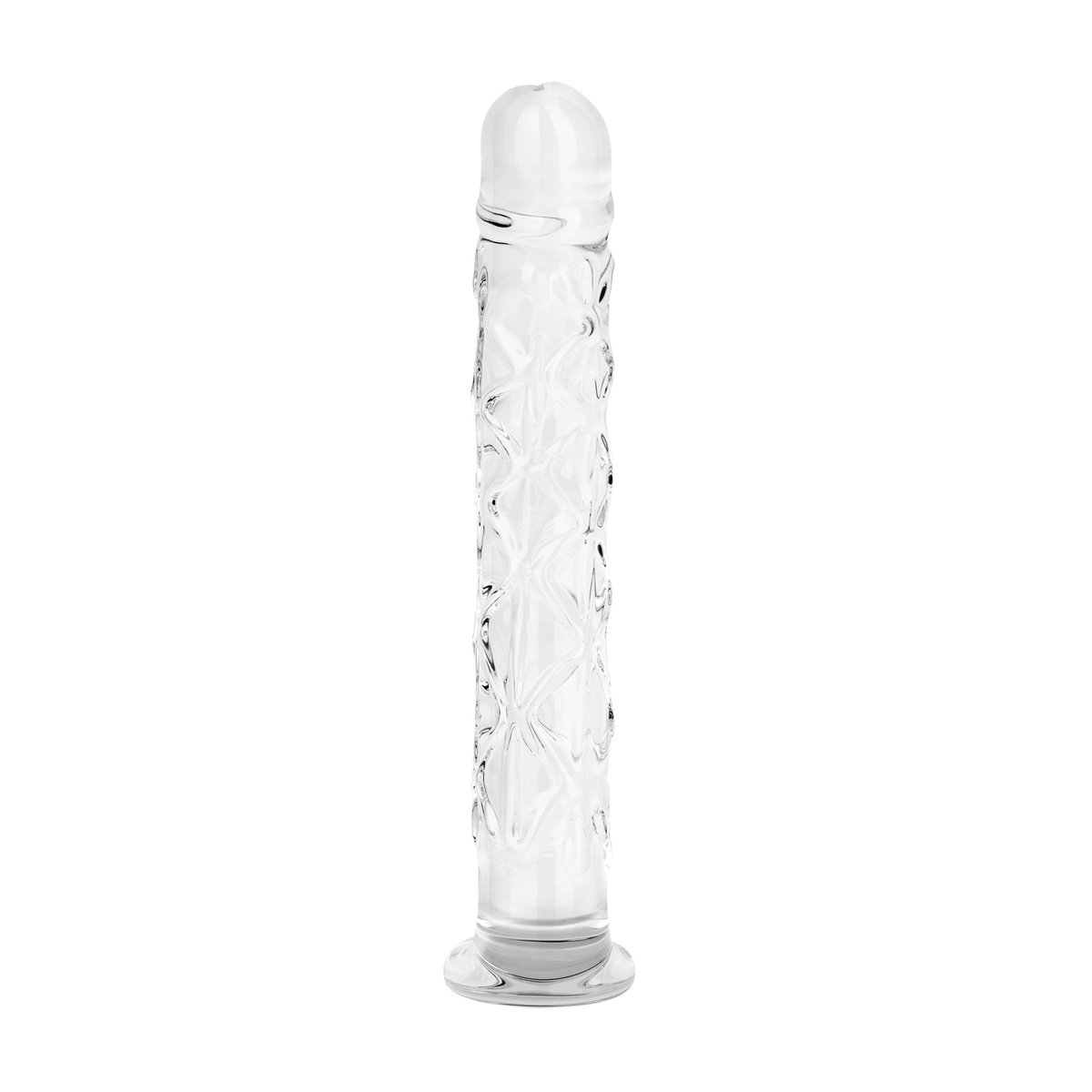 Gildo - No. 36 Getextureerde Glazen Dildo - 19 cm