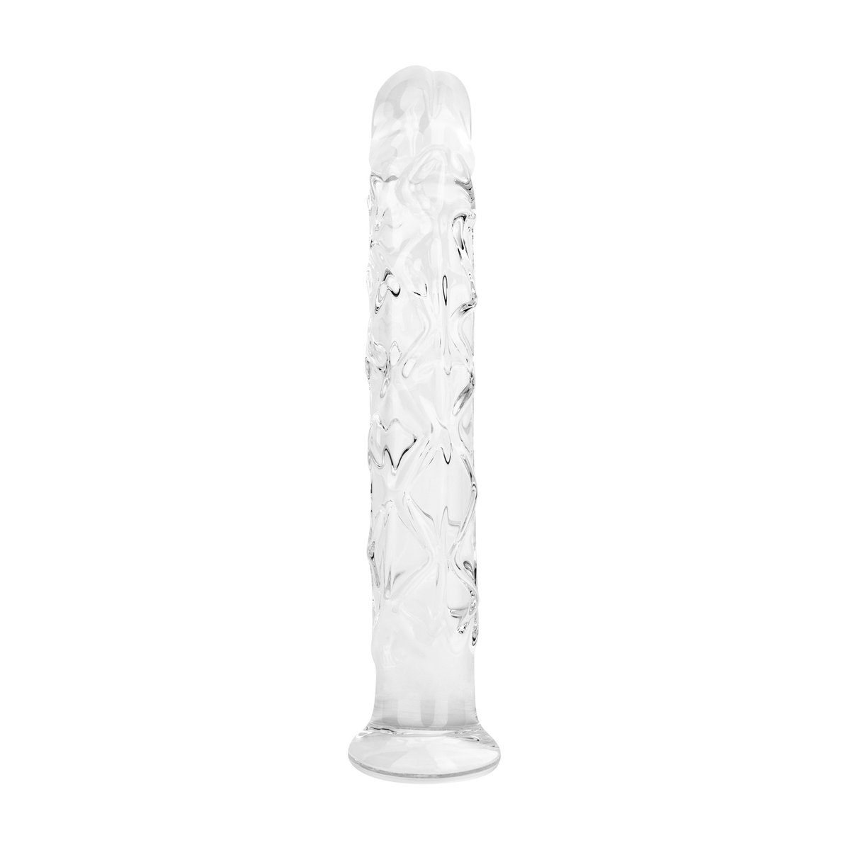 Gildo - No. 36 Getextureerde Glazen Dildo - 19 cm
