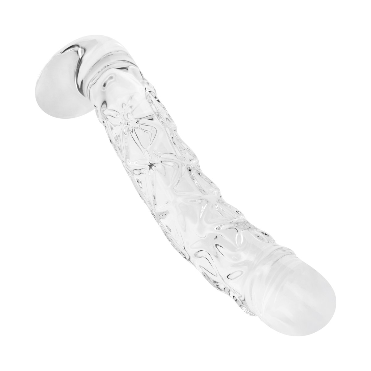 Gildo - No. 36 Getextureerde Glazen Dildo - 19 cm