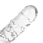 Gildo - No. 36 Getextureerde Glazen Dildo - 19 cm
