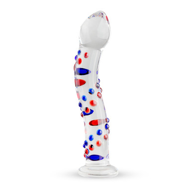 glasdildo benutzen Gildo No. 4 Gebogener Dildo aus Glas - Für G-Punkt und Prostata Stimulation  - Glas Dildo main image 0