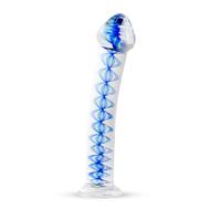 xxl glasdildo Deluxe Glas Dildo Blue Spiral : Sexy Glasdildo Sexspielzeug Love Sex Toy  Glass main image 0