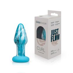 Gildo - Tapón anal de cristal Ocean Curl
