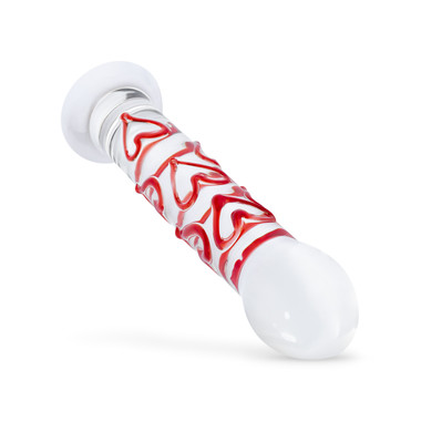 Gildo - Glas G-Punkt/Prostata Dildo mit Herzen Nr. 30 - EasyToys