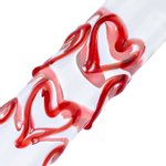 Gildo - Glazen G-spot/Prostaat Dildo Met Hartjes No.30