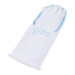 Glas - Realistic Ribbed Glass G-Spot Dildo with Balls