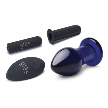 Glas - Rechargeable Remote Controlled Vibrating Butt Plug - EasyToys Glas - Rechargeable Remote Controlled Vibrating Butt Plug - EasyToys