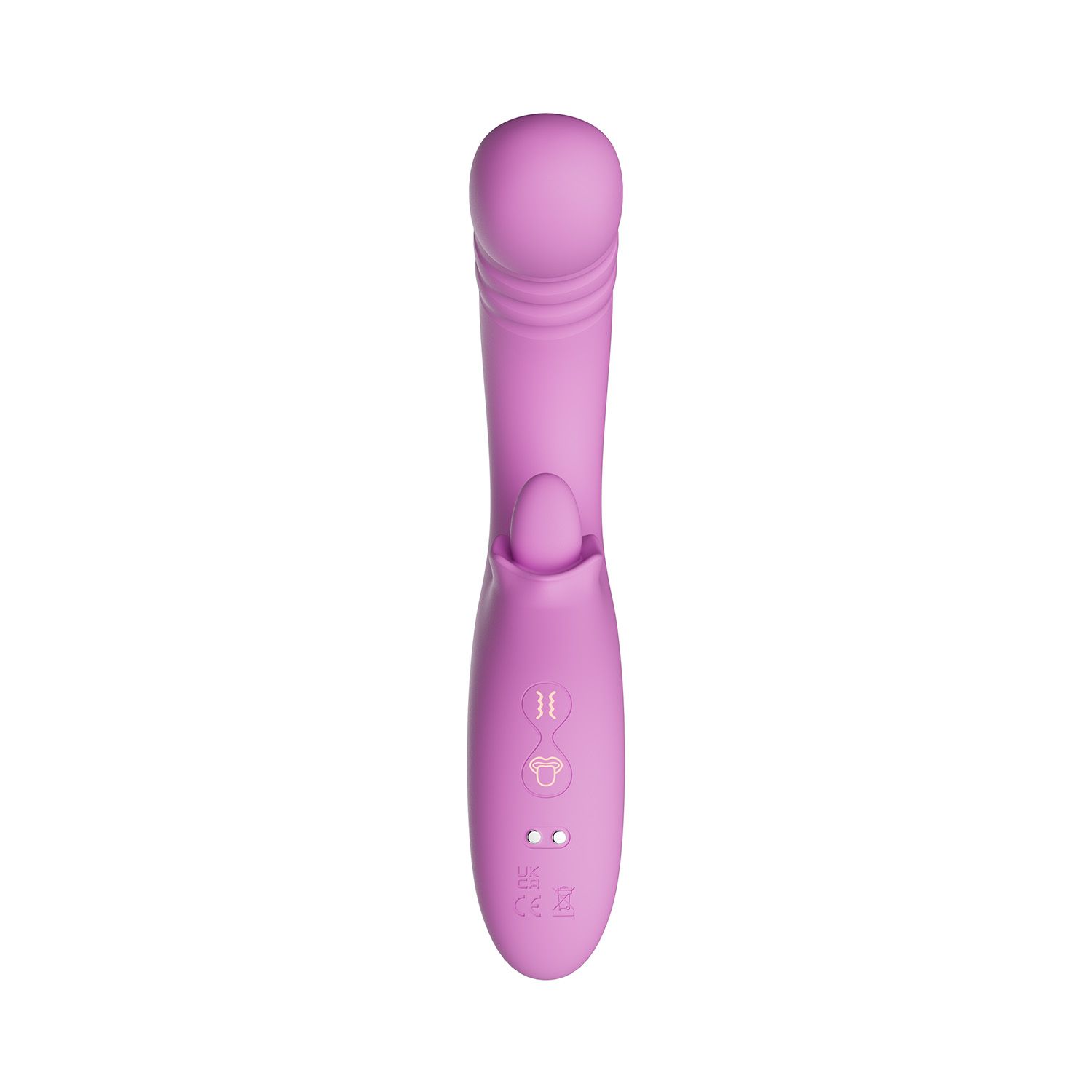 Good Vibes Only - Thrusting Tong Vibrator - Roze - Afbeelding 7