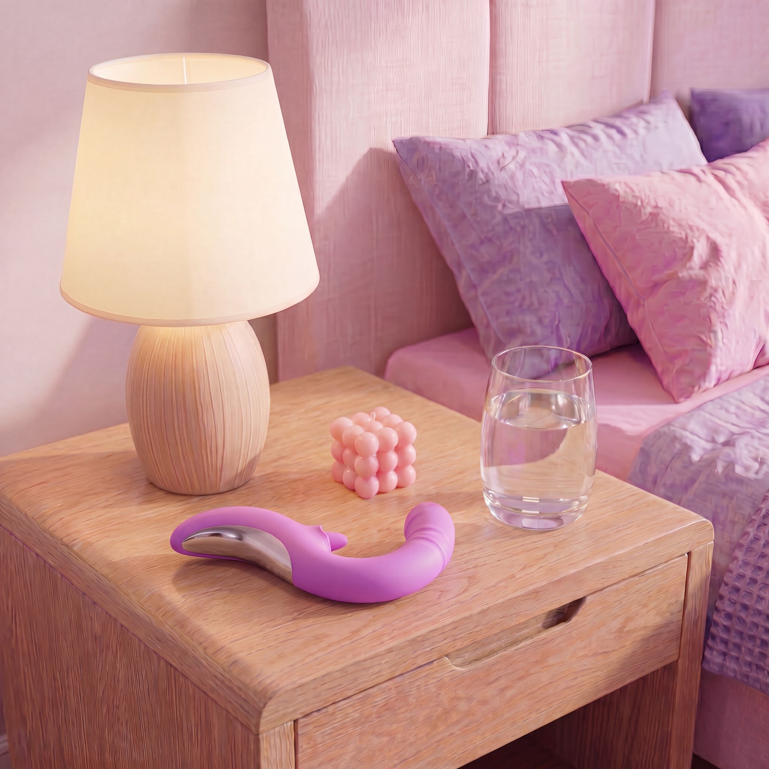 Good Vibes Only - Thrusting Tong Vibrator - Roze - Afbeelding 4