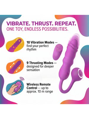 Good Vibes Only - Thrusting Bullet Remote - Roze