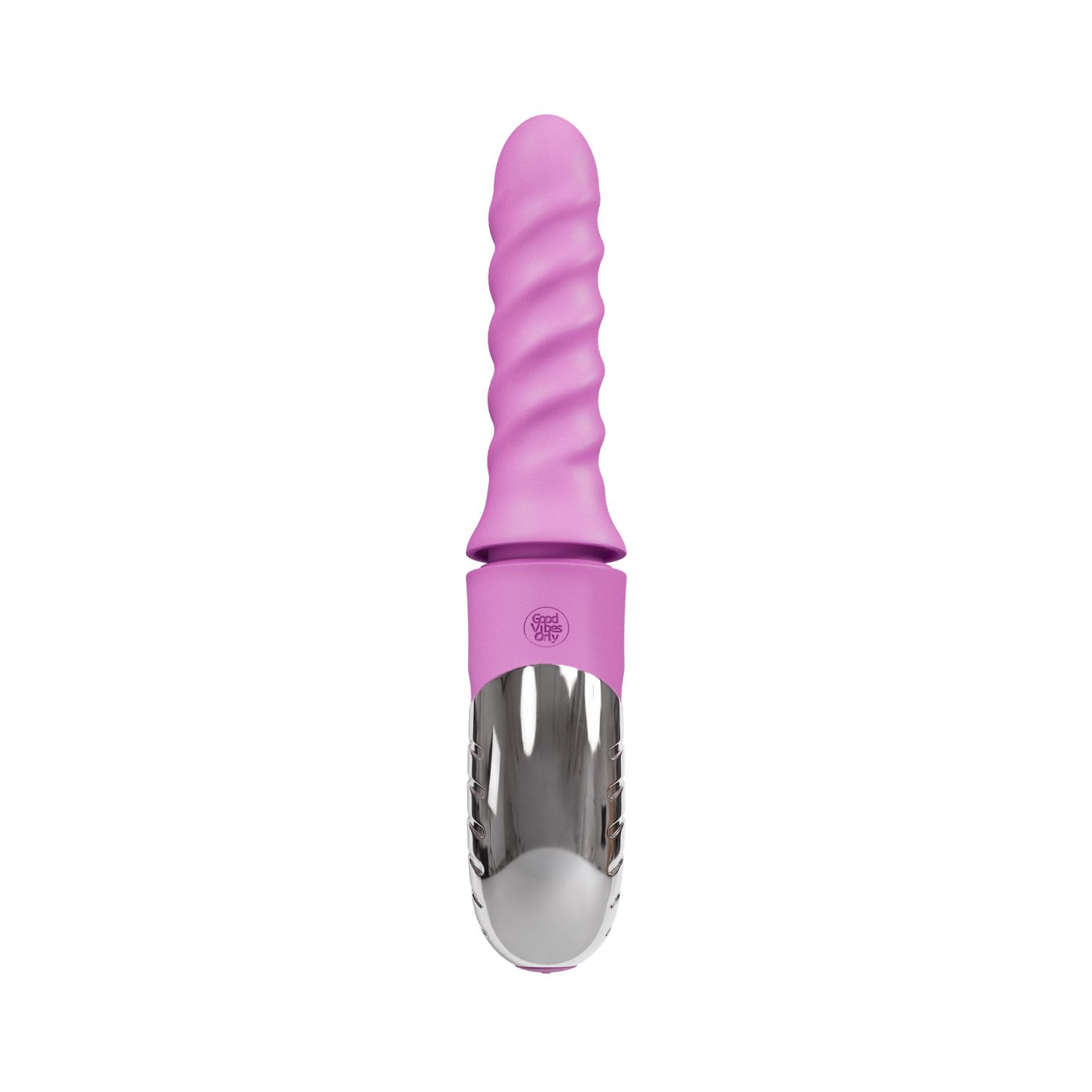 Good Vibes Only - 360° Rotating Thrusting Vibrator - Roze - Afbeelding 8