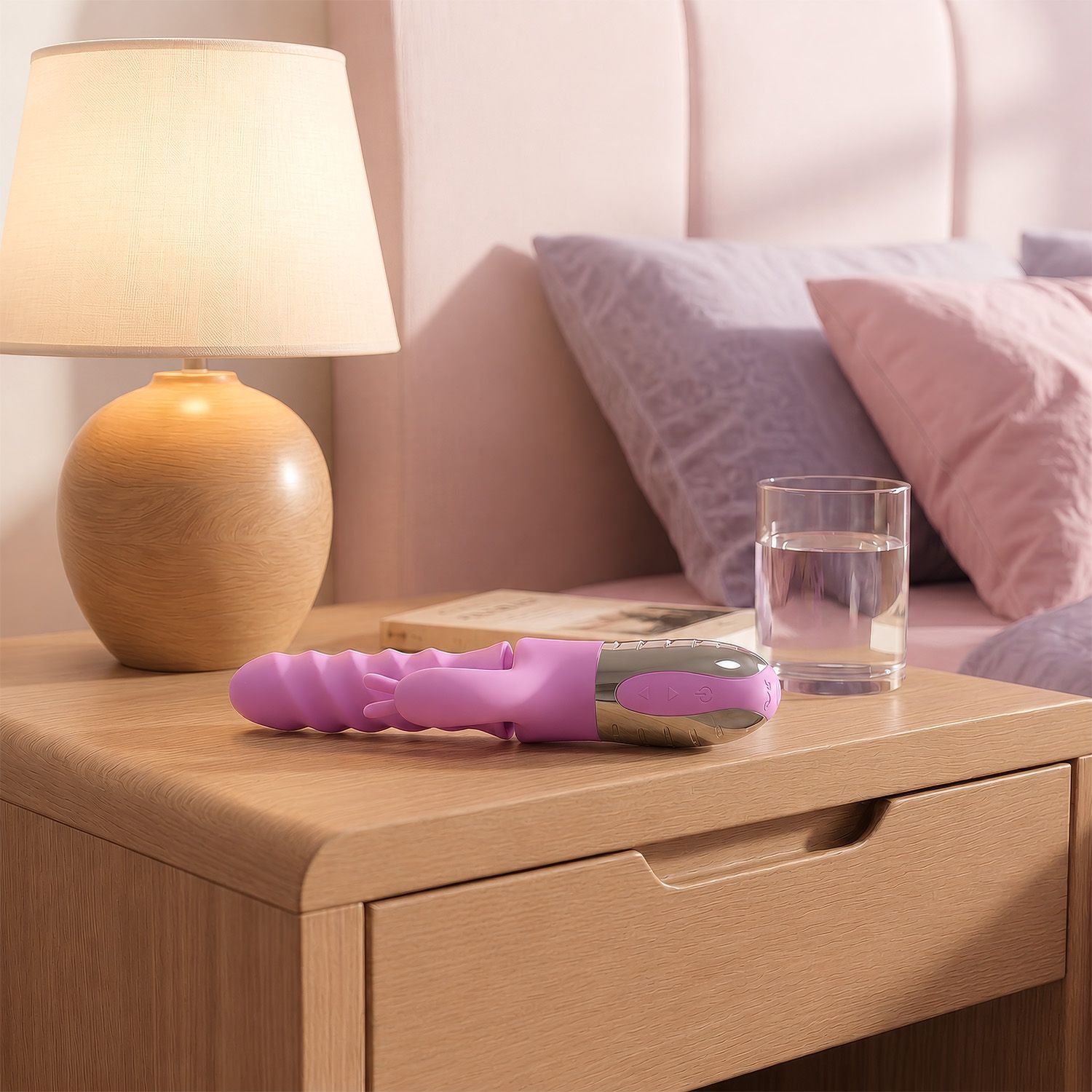 Good Vibes Only - 360° Rotating Thrusting Vibrator - Roze - Afbeelding 6