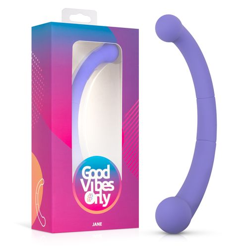 Good Vibes Only - Vibratore Doppio Estremità Jane - Viola