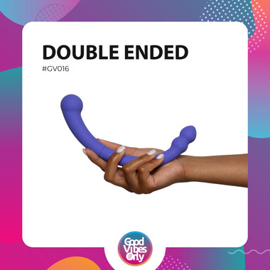 Good Vibes Only - Double End Vibrator Leah - Purple - EasyToys Good Vibes Only - Double End Vibrator Leah - Purple - EasyToys