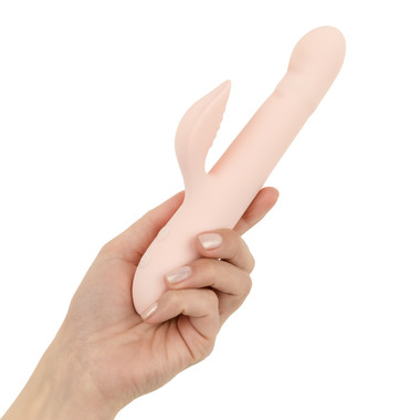 Good Vibes Only - Stoender Vibrator - Weiches Silikon - Rosa - AMORELIE
