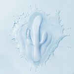 Good Vibes Only - Triple Stimulation Vibe - Soft Silicone - Blauw