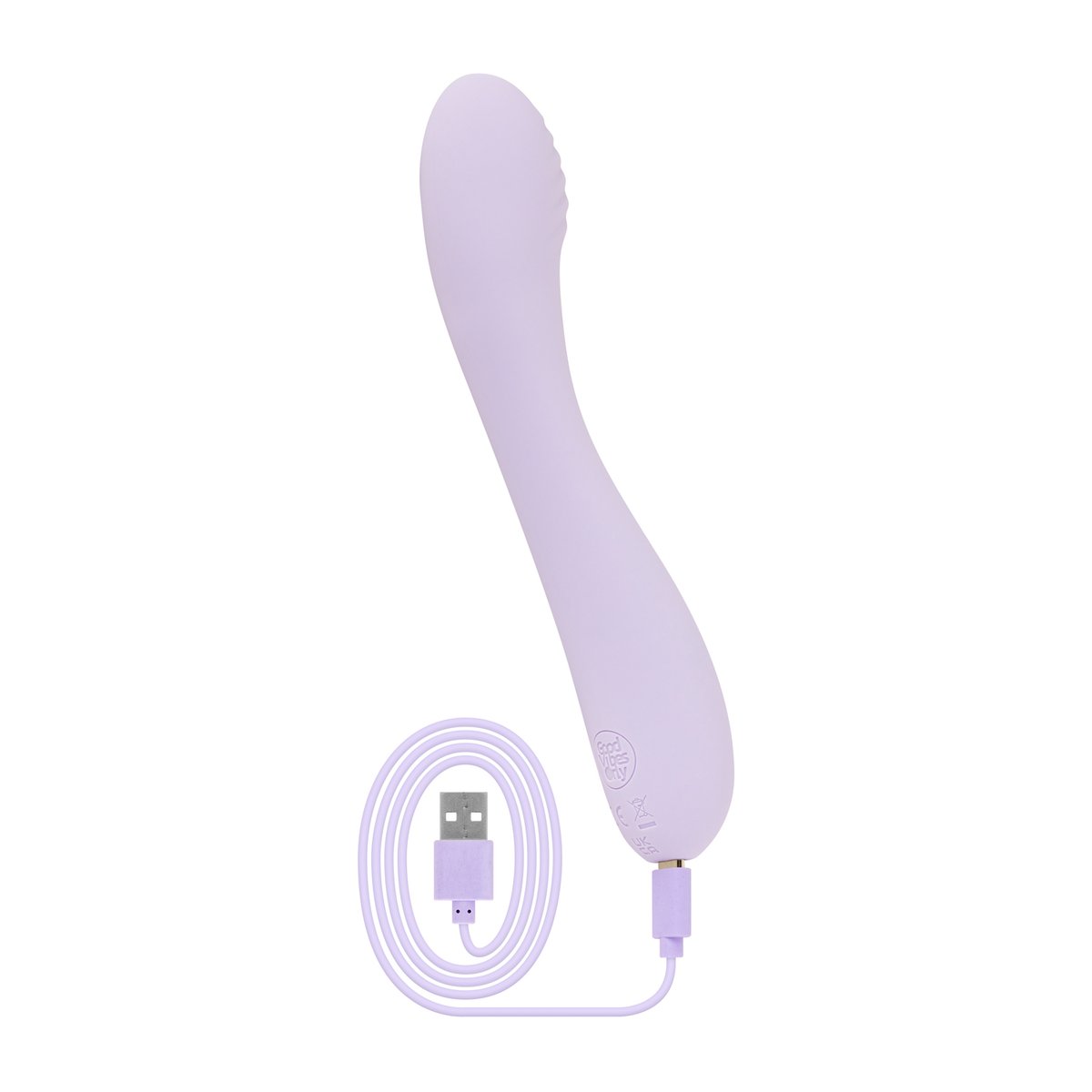 Good Vibes Only - G-spot Vibrator - Soft Silicone - Paars