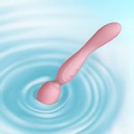 Good Vibes Only - Dubbelzijdige Wand Vibrator - Soft Silicone - Roze