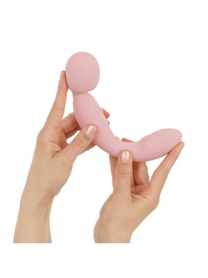 Good Vibes Only - Dubbelzijdige Wand Vibrator - Soft Silicone - Roze