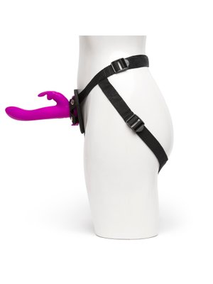 Happy Rabbit – Vibrerende Strap-On Set – Magenta