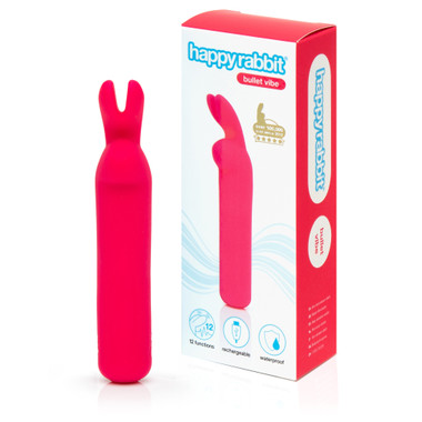 Happy Rabbit - Rechargeable Vibrating Bullet Pink - EasyToys