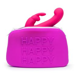 Happy Rabbit – HAPPY Storage Zip Bag – Large Purple