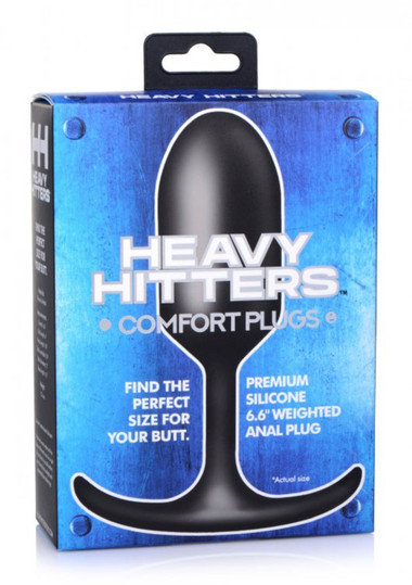 anal plug glass Premium Silicone Weighted Anal Plug - XL