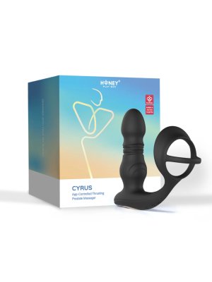 HoneyPlayBox – Cyrus Thrusting Prostate Vibrator – Zwart