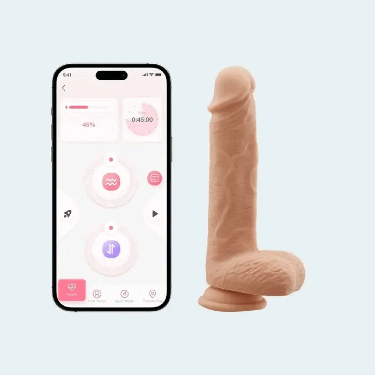 HoneyPlayBox – Paxton Rotating Vibrating Dildo – 21.9 cm