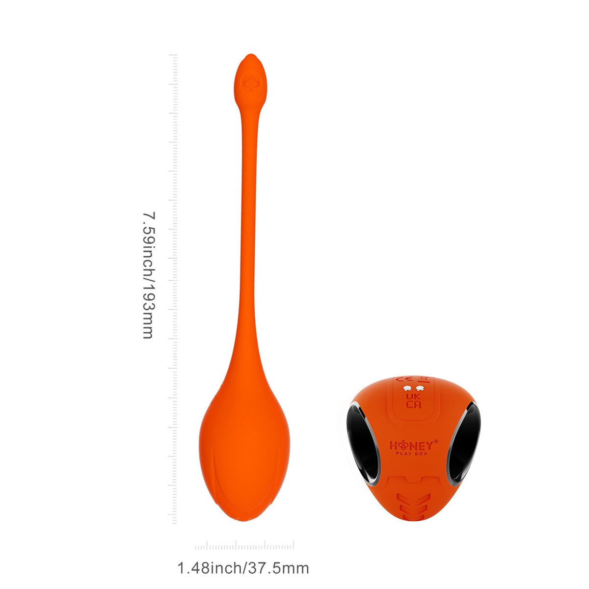 HoneyPlayBox - LILI App-bestuurde Eivibrator Oranje