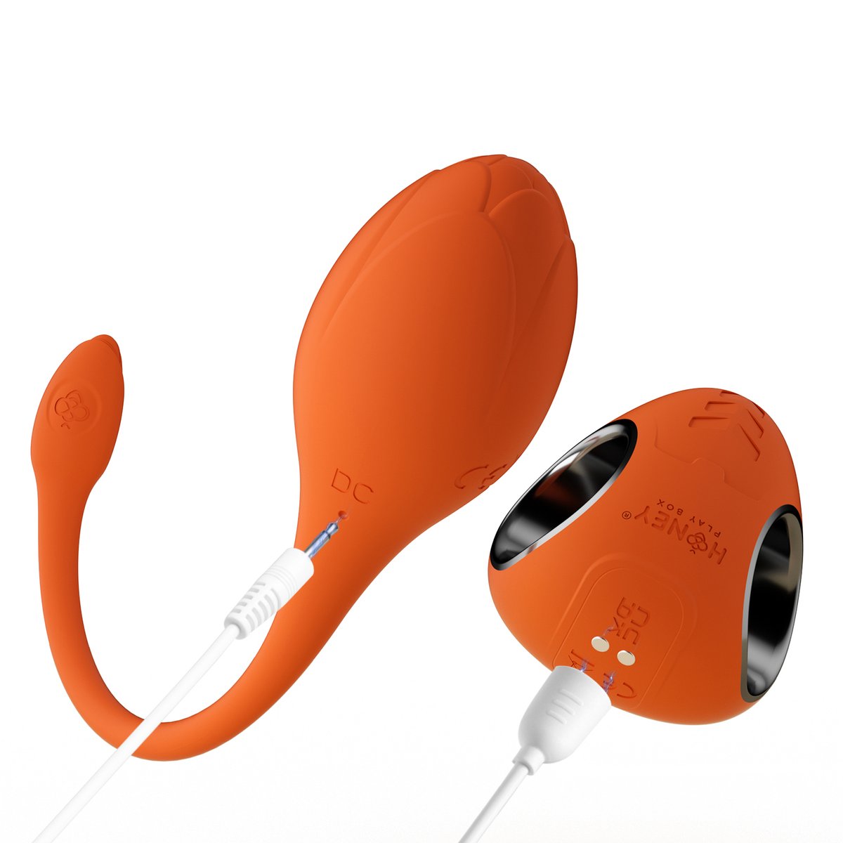 HoneyPlayBox - LILI App-bestuurde Eivibrator Oranje