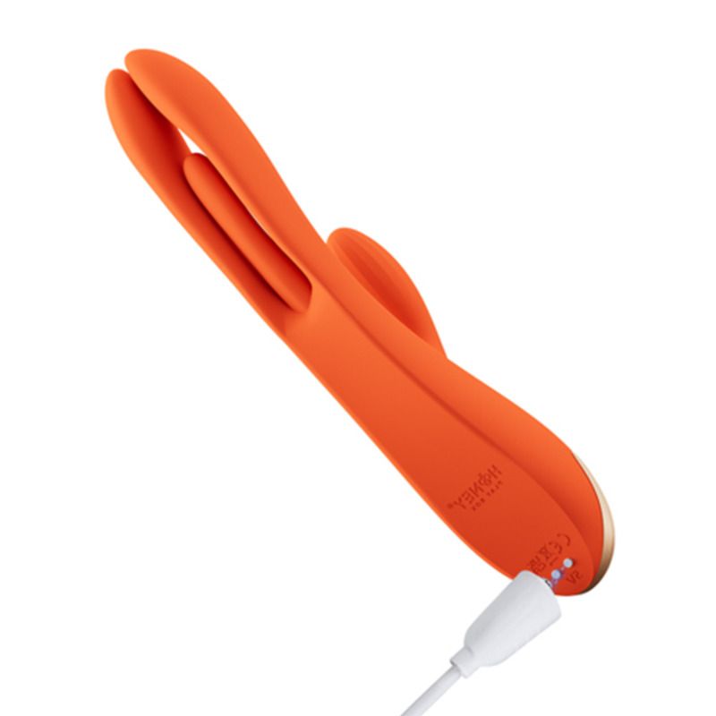 HoneyPlayBox - Terri App-controlled Kinky Finger Tapping Rabbit Vibrator Or foto 4