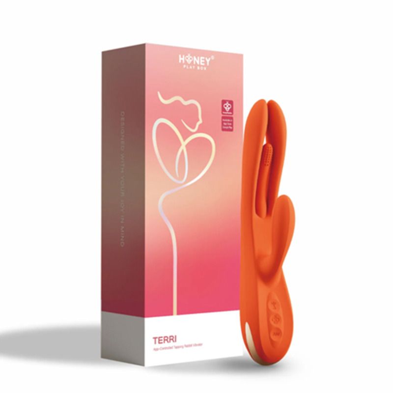 HoneyPlayBox - Terri App-controlled Kinky Finger Tapping Rabbit Vibrator Or foto 7