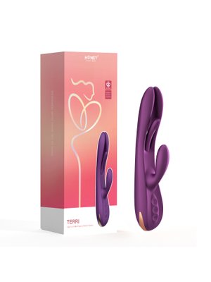 HoneyPlayBox - Terri App-controlled Kinky Finger Tapping Rabbit Vibrator Pu