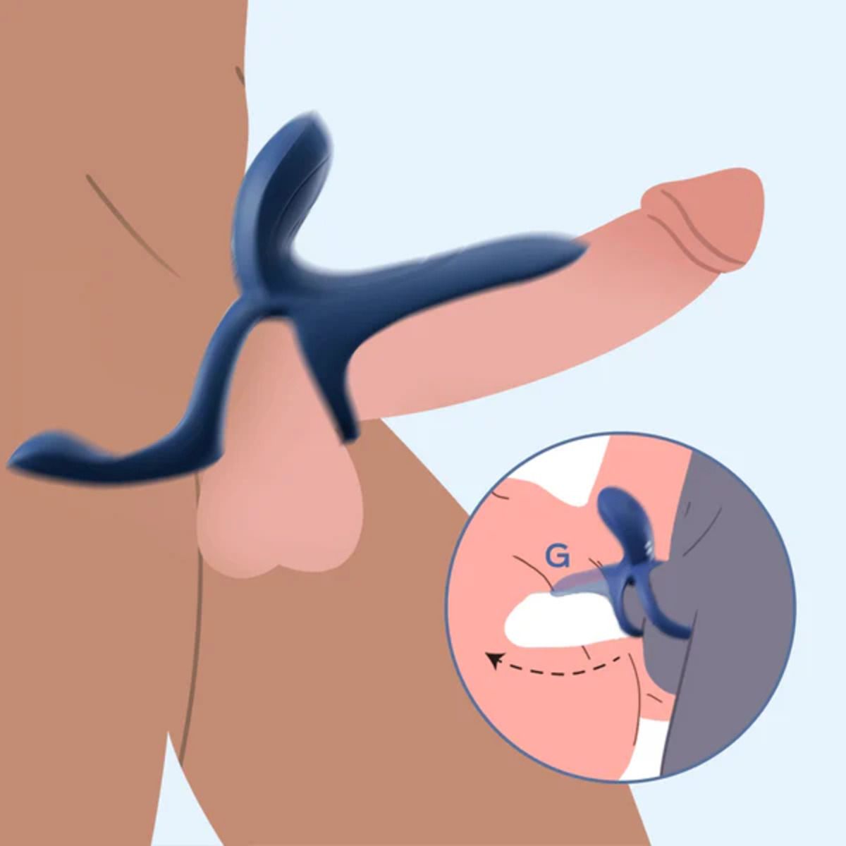 HoneyPlayBox - Pleasure Pivot App-bestuurde Vibrator voor Koppels Zwart foto 2
