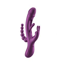 HoneyPlayBox - Wibrator Rabbit Trilux Kinky Finger - Fioletowy