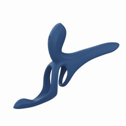 HoneyPlayBox - Pleasure Pivot Vibrador para Parejas Controlado por App Azul