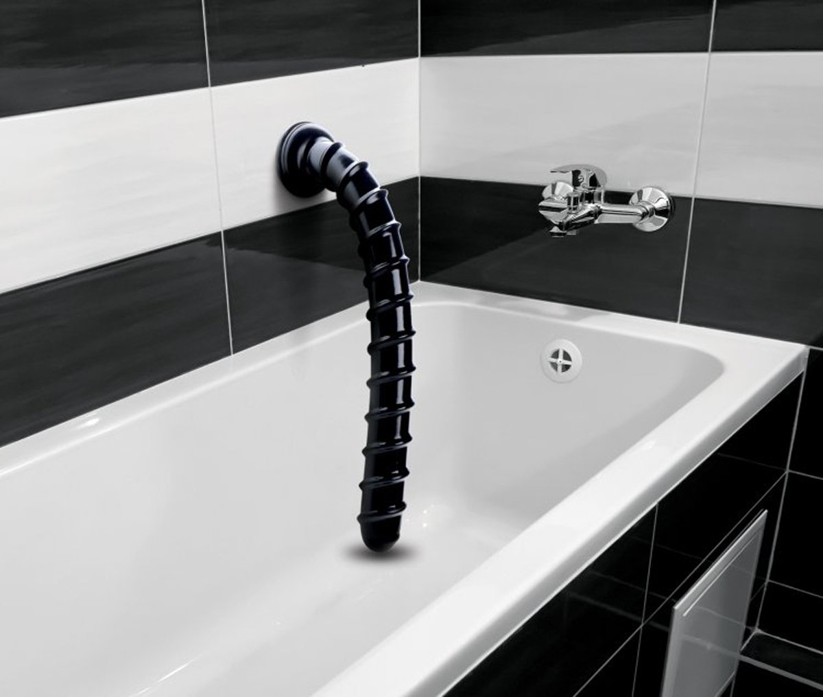 Swirl Thick Anal Snake Anaaldildo - 45 cm