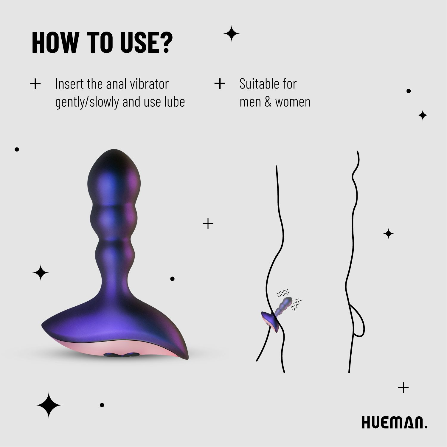 Hueman - Interstellar Anal Vibrator - EasyToys