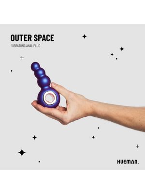 Hueman - Outer Space Vibrerende Buttplug