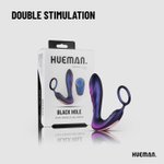 Hueman - Black Hole Anaal Vibrator Met Cockring