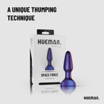 Hueman - Space Force Vibrerende en Stotende Buttplug