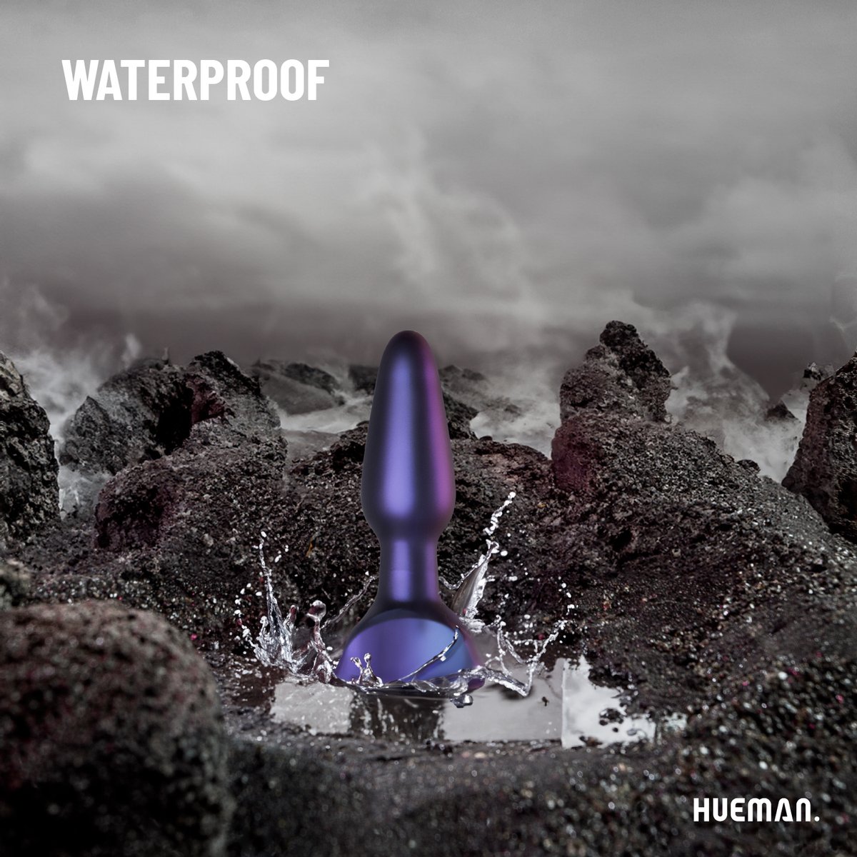 Hueman - Space Force Vibrerende en Stotende Buttplug