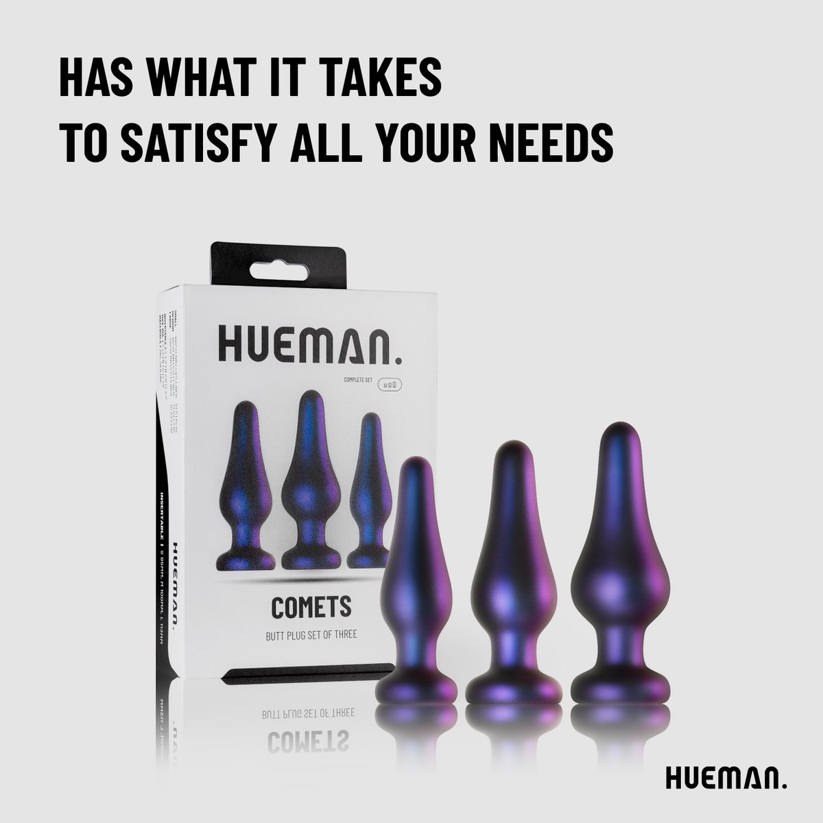Hueman - Comets Buttplug Set
